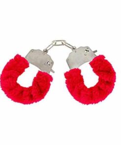 Fetish Fantasy Beginner's Furry Cuffs in Red BRCBDSM-006