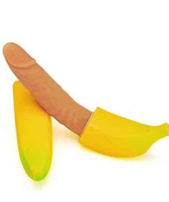 Banana Vibrator USB Rechargeable Silicone Dildo BRCDVP-043