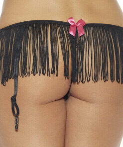 Fringed Crotchless Gartini
