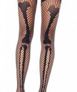 Net Leg Bone Thigh Highs Stockings Lingerie
