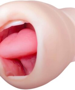 Oral Sex Blowjob Masturbation Cup with Teeth Tongue