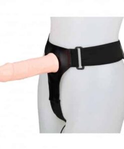 LeLuv 8 Male Hollow Vibrating Strap On BRCSOD-006