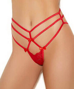 Triple Lace Strapped G String